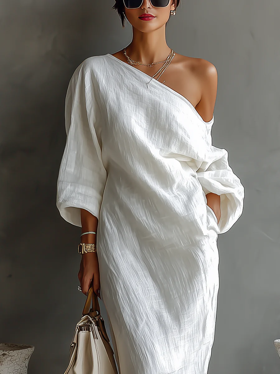 Camille | One-Shoulder Maxi Dress