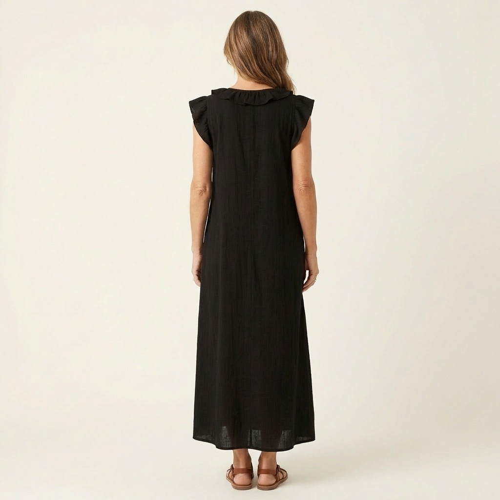 Claire | Ruffle Detail Maxi Dress