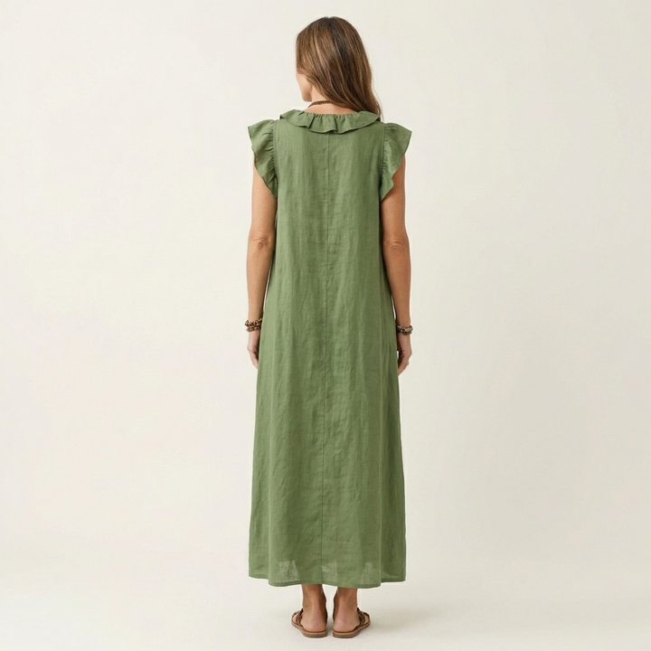 Claire | Ruffle Detail Maxi Dress