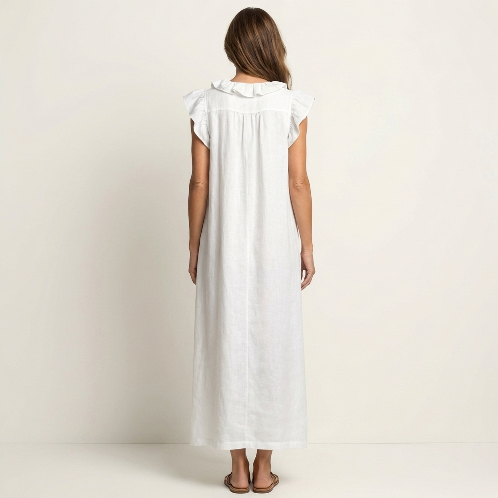 Claire | Ruffle Detail Maxi Dress