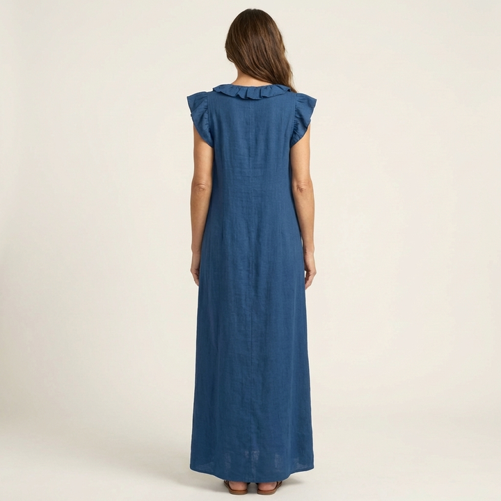 Claire | Ruffle Detail Maxi Dress